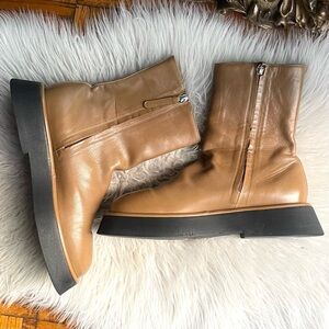 wandler rosa boots brown/cognac size 41 flatform